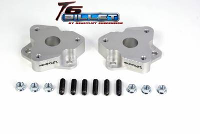 ReadyLift - ReadyLift 2.0in. T6 BILLET ALUMINUM LEVELING KIT ANODIZED, SILVER IN COLOR T6-1030-S