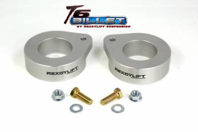 ReadyLift - ReadyLift 1.5in. T6 BILLET ALUMINUM LEVELING KIT ANODIZED, SILVER IN COLOR T6-6091-S