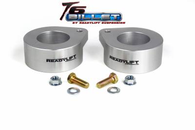 ReadyLift - ReadyLift 2.0in. T6 BILLET ALUMINUM LEVELING KIT ANODIZED, SILVER IN COLOR T6-6092-S