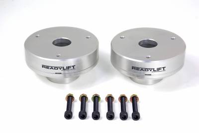 ReadyLift - ReadyLift 2.25in. T6 BILLET ALUMINUM LEVELING KIT ANODIZED, SILVER IN COLOR T6-3085-S