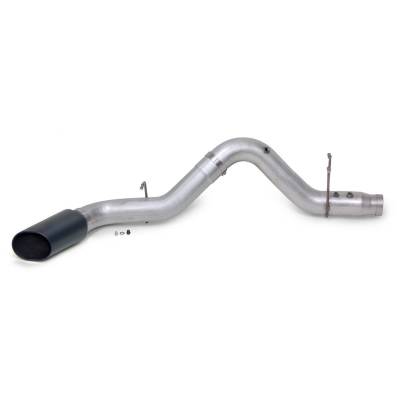 Banks Power - Monster Exhaust System 5-inch Single Exit Black Tip 2017-2019 Chevy/GMC 2500/3500 Duramax 6.6L L5P
