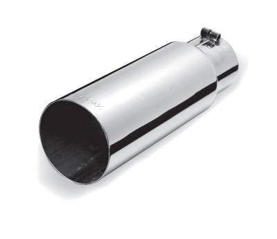 Gibson Performance Exhaust Stainless Single Wall Straight Exhaust Tip 500362