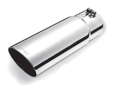 Gibson Performance Exhaust Stainless Single Wall Angle Exhaust Tip 500360
