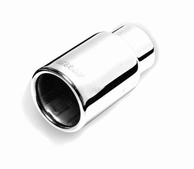 Gibson Performance Exhaust Stainless Rolled Edge Straight Exhaust Tip 500632