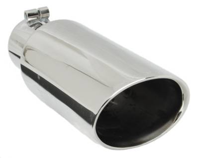 Gibson Performance Exhaust Stainless Double Walled Oval Exhaust Tip 500437