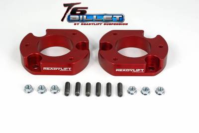 ReadyLift 2.0in. Leveling Kit T6 BILLET, RED IN COLOR T6-2055-R
