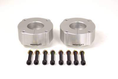 ReadyLift - ReadyLift 2.4in. T6 BILLET ALUMINUM LEVELING KIT ANODIZED, SILVER IN COLOR T6-5075-S