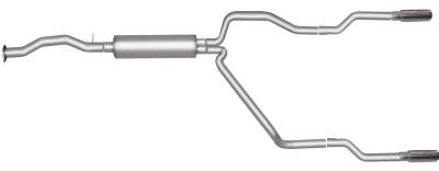 Gibson Performance Exhaust Cat-Back Dual Split Exhaust System, Aluminized 5528