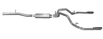 Gibson Performance Exhaust Cat-Back Dual Split Exhaust System, Aluminized 5657