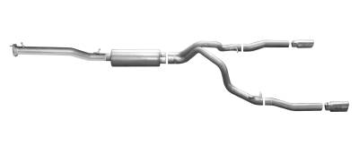 Gibson Performance Exhaust Cat-Back Dual Split Exhaust System, Aluminized 5661