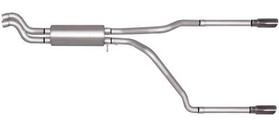 Gibson Performance Exhaust Cat-Back Dual Split Exhaust System, Aluminized 5549