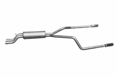 Gibson Performance Exhaust Cat-Back Dual Split Exhaust System, Aluminized 5558