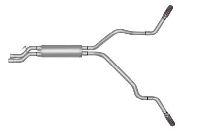 Gibson Performance Exhaust Cat-Back Dual Extreme Exhaust System, Aluminized 5009
