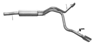 Gibson Performance Exhaust Cat-Back Dual Extreme Exhaust System, Aluminized 5402