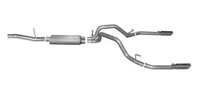 Gibson Performance Exhaust Cat-Back Dual Split Exhaust System, Aluminized 5654