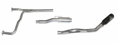 Gibson Performance Exhaust Metal Mulisha Cat-Back Single Exhaust System, Stainless 60-0012