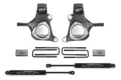 Suspension - Lift Kits - Fabtech - Fabtech 3.5in SPINDLE SYS W/STEALTH & RR BLOCKS 2007-13 GM C1500 K1050M