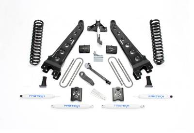 Fabtech 6in RAD ARM SYS W/COILS & PERF SHKS 05-07 FORD F250 4WD W/O FACTORY OVERLOAD K2011