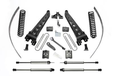 Fabtech 8in RAD ARM SYS W/COILS & DLSS SHKS 05-07 FORD F350 4WD K20152DL