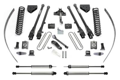 Fabtech 8in 4LINK SYS W/COILS & DLSS SHKS 05-07 FORD F250 4WD W/FACTORY OVERLOAD K20171DL