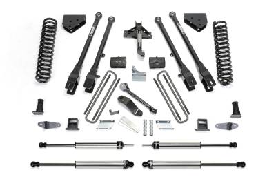 Fabtech 6in 4LINK SYS W/COILS & DLSS SHKS 08-10 FORD F450/F550 4WD K2054DL