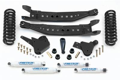 Fabtech 6in PERF SYS W/PERF SHKS 05-07 FORD F250 2WD V8 GAS K20611
