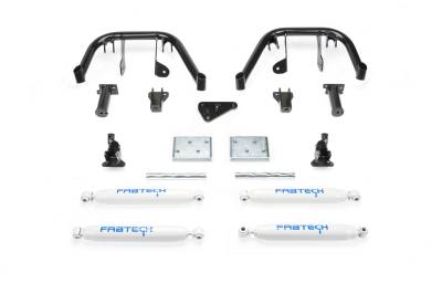 Fabtech 6in MULTIPLE FRT SHK SYS W/ PERF SHKS 08-10 FORD F250/350 4WD K2075