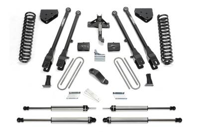 Fabtech 6in 4LINK SYS W/COILS & DLSS SHKS 2008-15 FORD F250 4WD K2120DL