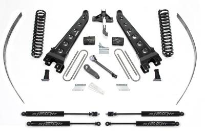 Fabtech 8" RAD ARM SYS W/COILS & STEALTH 2008-16 FORD F250 4WD W/FACTORY OVERLOAD K2124M