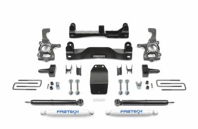 Fabtech - Fabtech 4in BASIC SYS W/ PERF SHKS 09-13 FORD F150 4WD K2183