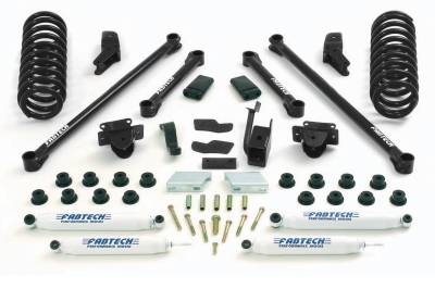 Fabtech - Fabtech 5.5in PERF SYS W/PERF SHKS 00-01 DODGE 1500 4WD K3002