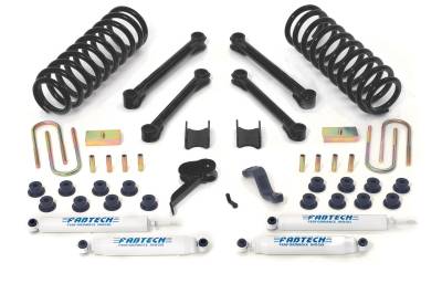 Fabtech 4.5in PERF SYS W/PERF SHKS 09-13 DODGE 2500/3500 4WD W/DSL MTR & AUTO K3037