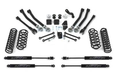 Fabtech 5in SHORTARM SYS W/COILS & STEALTH 07-15 JEEP JK 4WD K4038M