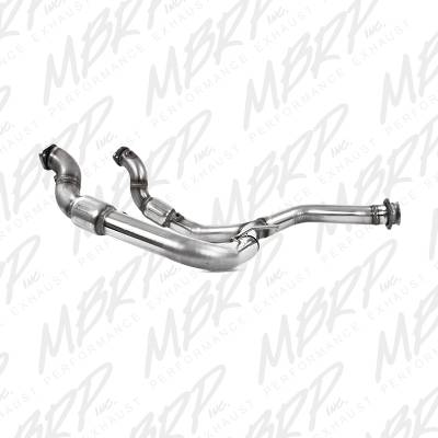 MBRP Exhaust Y Pipe with Catalytic Converters, T409 FGS9010