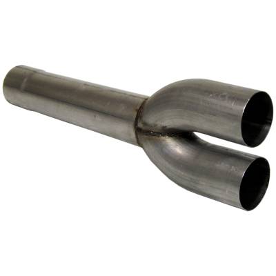 MBRP Exhaust Dual Muffler Delete Pipe  4" Inlet /Outlet  27.5" Overall, AL MDDAL27