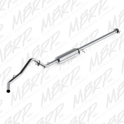 MBRP Exhaust 3" Cat Back, Single Side, AL S5036P.