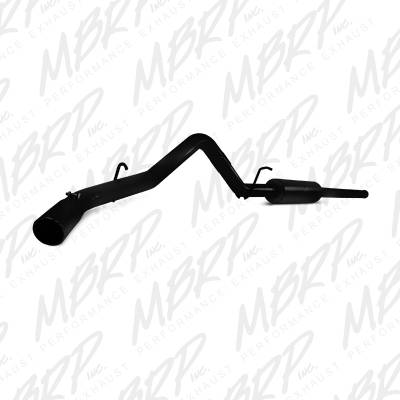 MBRP Exhaust 3" Cat Back, Single Side, Black Coated S5054BLK?