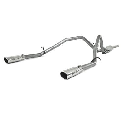 MBRP Exhaust 2 1/2" Cat Back, Dual Split Rear, AL S5058AL.