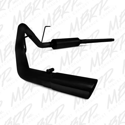 MBRP Exhaust 3" Cat Back, Single Side, Black Coated S5200BLK?