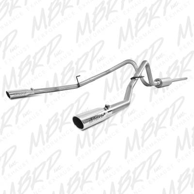 MBRP Exhaust 2 1/2" Cat Back, Dual Split Rear, AL S5202AL.