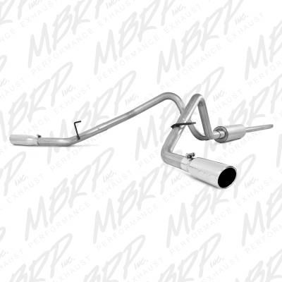 MBRP Exhaust 2 1/2" Cat Back, Dual Split Side, AL S5204AL.