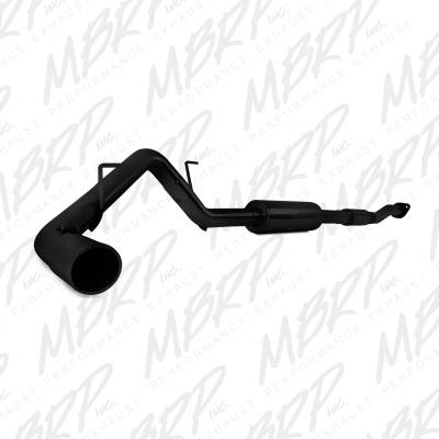 MBRP Exhaust 3" Cat Back, Single Side, Black Coated S5230BLK.