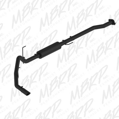 MBRP Exhaust 3" Cat Back, Single Side, Black Coated S5236BLK?