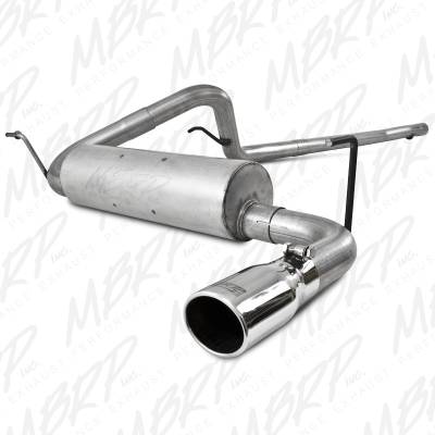 MBRP Exhaust 2 1/2" Cat Back, Single, AL S5516AL.