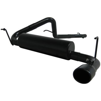 MBRP Exhaust 2 1/2" Cat Back, Single, Black Coated S5516BLK?