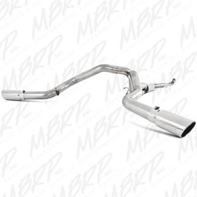 MBRP Exhaust 4" Down Pipe Back, Cool Duals, Off-Road (includes front pipe), T409 S6006409?