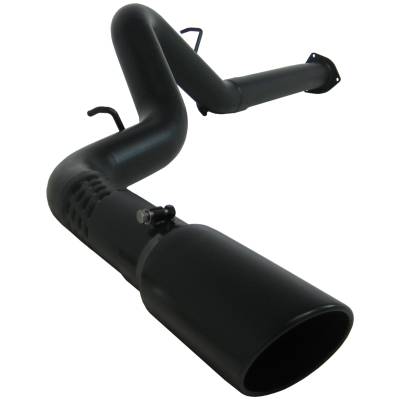 MBRP Exhaust 4" Filter Back, Single Side, Black Coated S6026BLK.