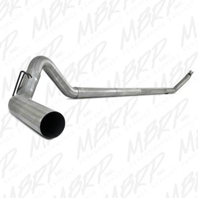 MBRP Exhaust 4" Turbo Back, Single Side (94-97 Hanger HG6100 req.) - no muffler S6100PLM.