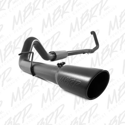 MBRP Exhaust 4" Turbo Back, Single Side Black Coated S6200BLK?