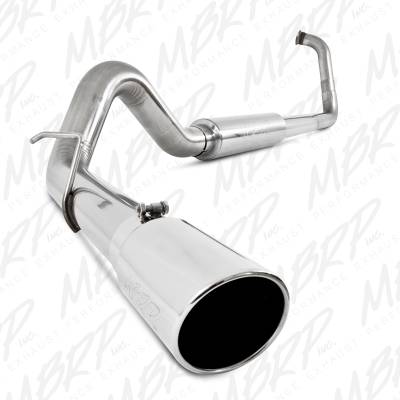 MBRP Exhaust 4" Turbo Back, Single Side Exit, Off-Road, T409 S6212409?